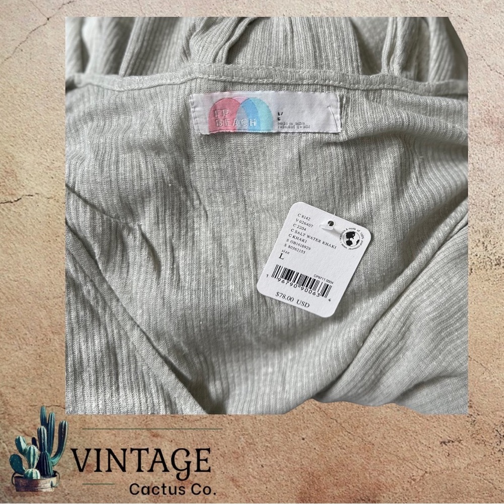 NWT Free People FP Beach Take Me There Mini Dress Button Down - Picture 6 of 8